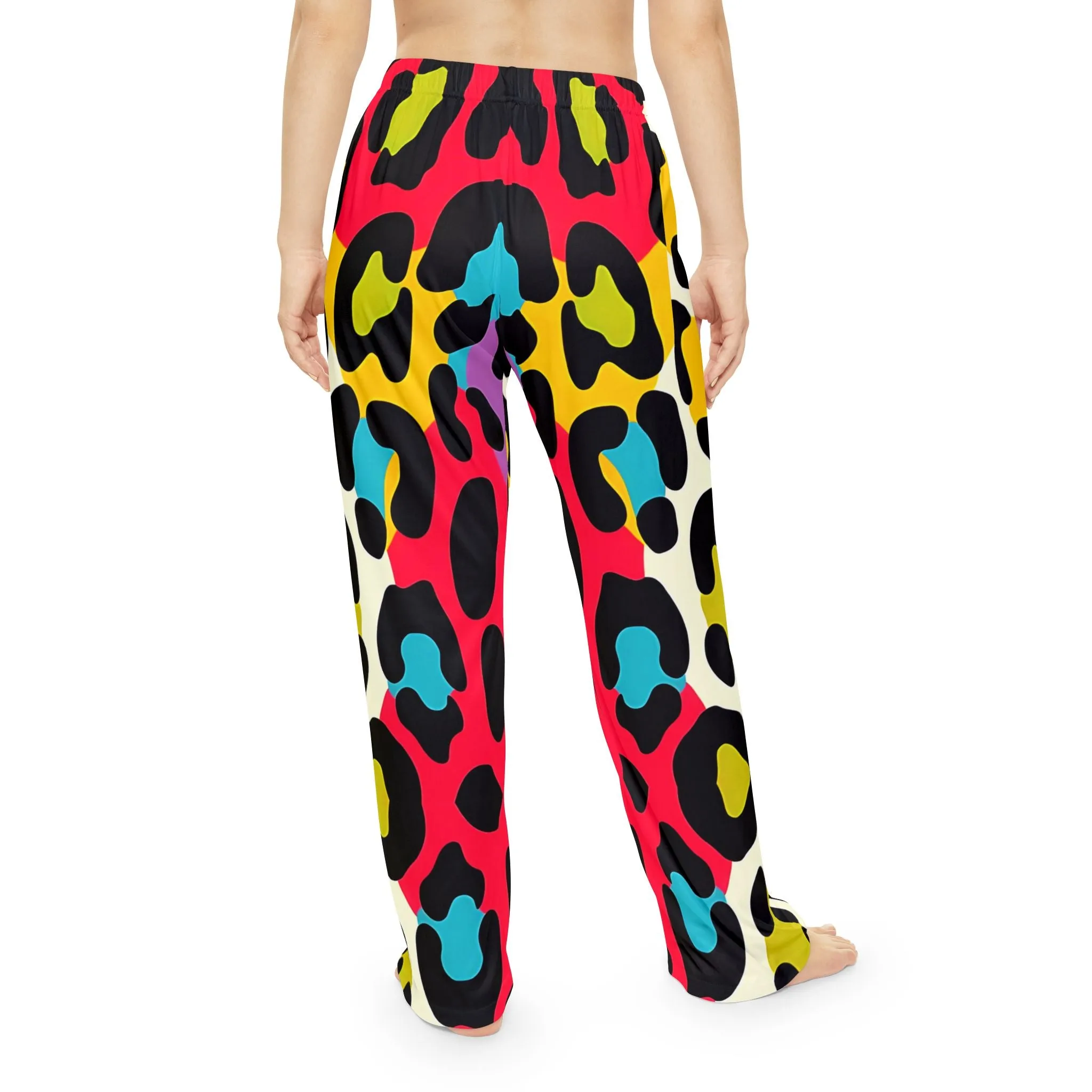 Weman's Leopard Print Pajama Lounging Pants