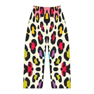 Weman's Leopard Print Pajama Lounging Pants