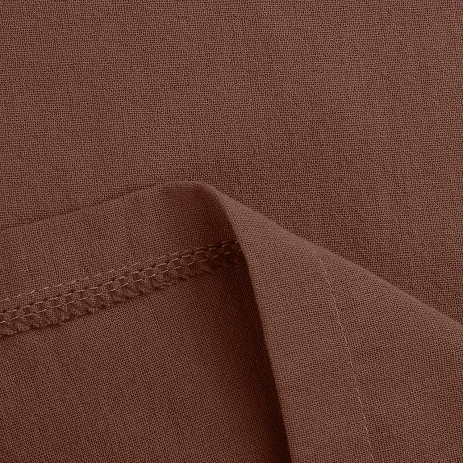 Women Fashion Solid Color Cotton Elastic Long Pants Beach Leisure Trousers Crop Length Pants Linen