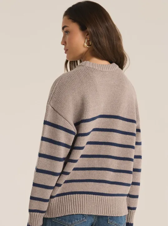 Z Supply Boyfriend Stripe Sweater