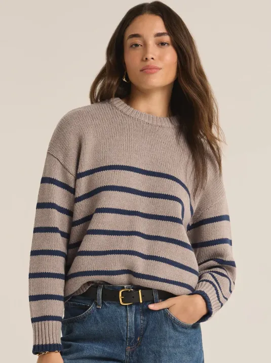 Z Supply Boyfriend Stripe Sweater