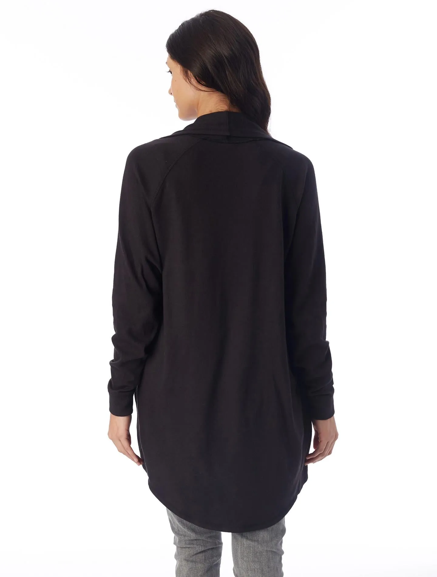 Zen Vintage Heavy Knit Wrap (Black)